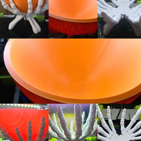 Skeleton hand Halloween candy bowl - Picture 2 of 9